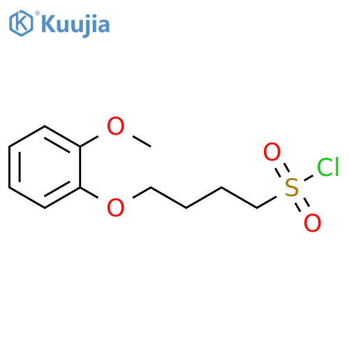 4-(2-methoxyphenoxy)butane-1-sulfonyl chloride structure