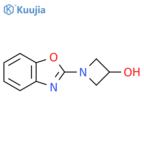 1-(1,3-benzoxazol-2-yl)azetidin-3-ol structure