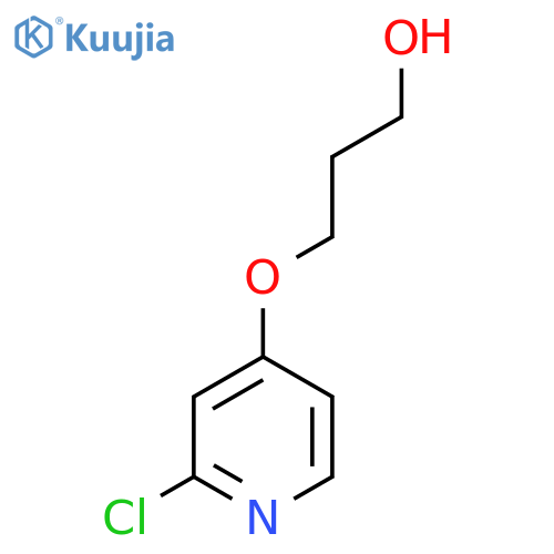 3-[(2-Chloropyridin-4-yl)oxy]propan-1-ol structure