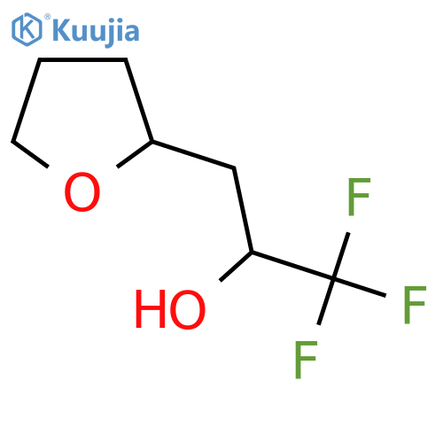 1,1,1-Trifluoro-3-(oxolan-2-yl)propan-2-ol structure
