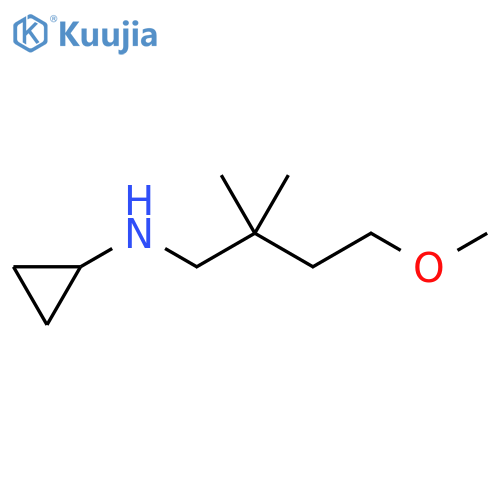 Cyclopropanamine, N-(4-methoxy-2,2-dimethylbutyl)- structure