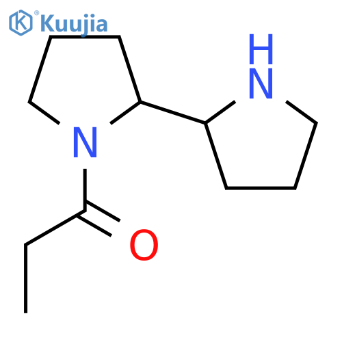 1-[2-(Pyrrolidin-2-yl)pyrrolidin-1-yl]propan-1-one structure