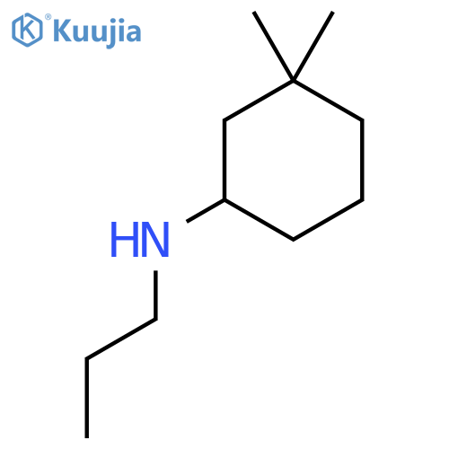 3,3-dimethyl-N-propylcyclohexan-1-amine structure