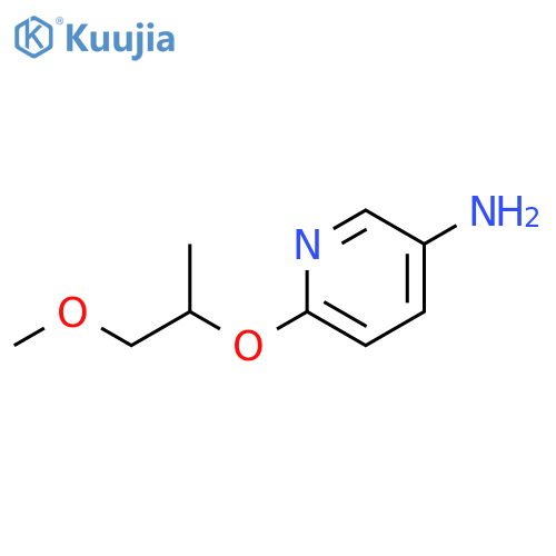 6-(1-methoxypropan-2-yl)oxypyridin-3-amine structure