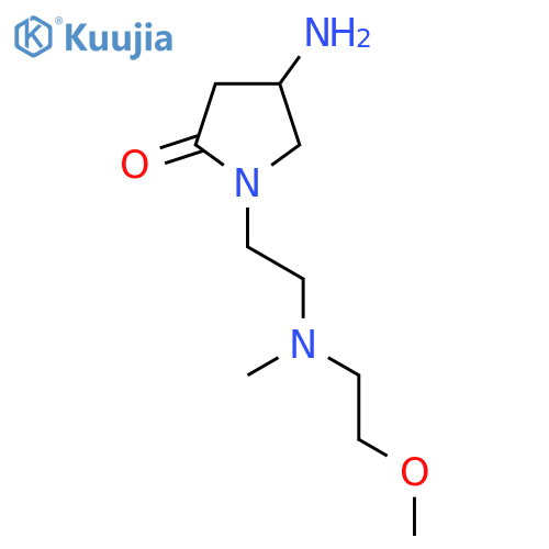 4-Amino-1-{2-[(2-methoxyethyl)(methyl)amino]ethyl}pyrrolidin-2-one structure