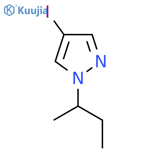 1-(butan-2-yl)-4-iodo-1H-pyrazole structure