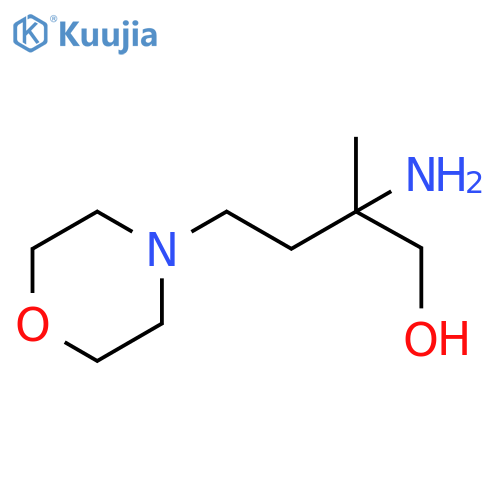 2-amino-2-methyl-4-(morpholin-4-yl)butan-1-ol structure