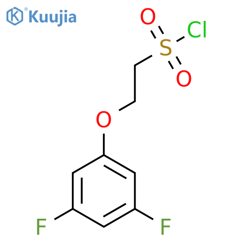2-(3,5-difluorophenoxy)ethane-1-sulfonyl chloride structure