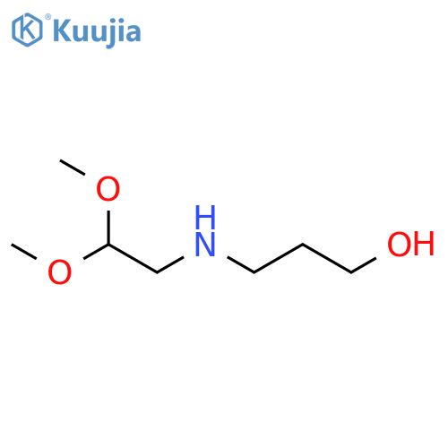 3-(2,2-dimethoxyethyl)aminopropan-1-ol structure