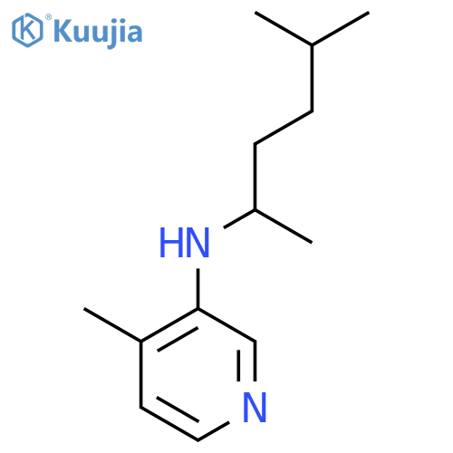 4-methyl-N-(5-methylhexan-2-yl)pyridin-3-amine structure