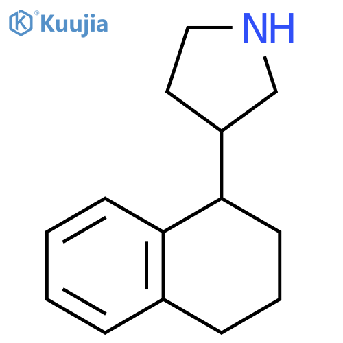 3-(1,2,3,4-tetrahydronaphthalen-1-yl)pyrrolidine structure