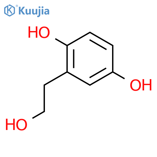 2-(2-Hydroxyethyl)benzene-1,4-diol structure
