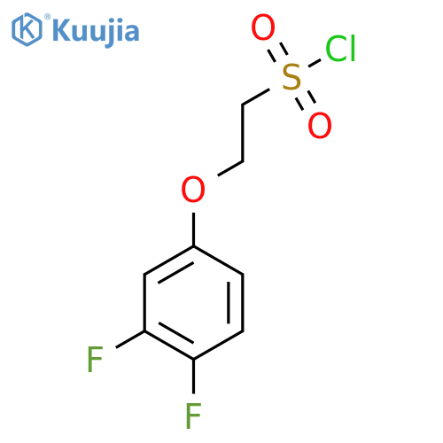 2-(3,4-Difluorophenoxy)ethane-1-sulfonyl chloride structure
