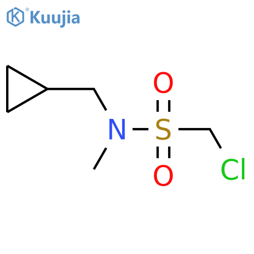 1-Chloro-n-(cyclopropylmethyl)-n-methylmethanesulfonamide structure