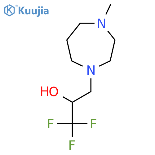 1,1,1-Trifluoro-3-(4-methyl-1,4-diazepan-1-yl)propan-2-ol structure