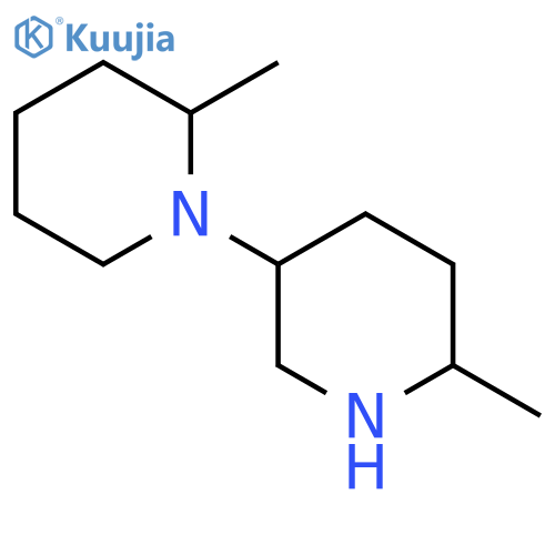 1,3'-Bipiperidine, 2,6'-dimethyl- structure