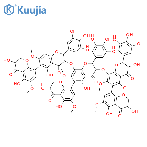 Anogeissus pendula Triflavonoid structure