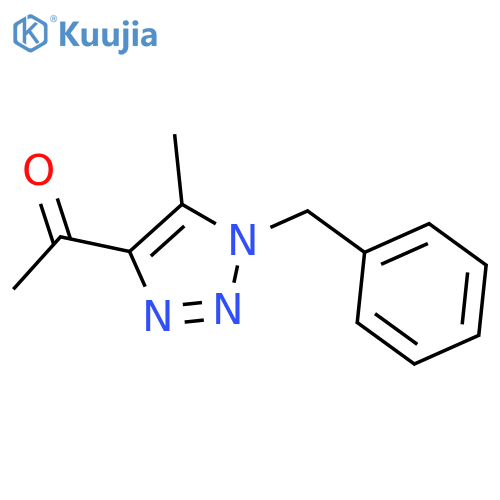 1-(1-Benzyl-5-methyl-1H-1,2,3-triazol-4-yl)ethanone structure