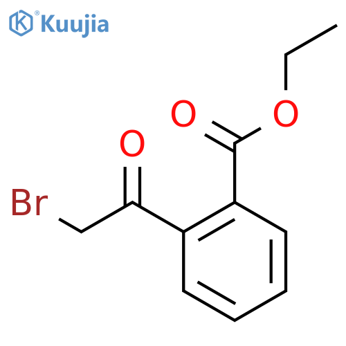 Ethyl 2-(2-bromoacetyl)benzoate structure