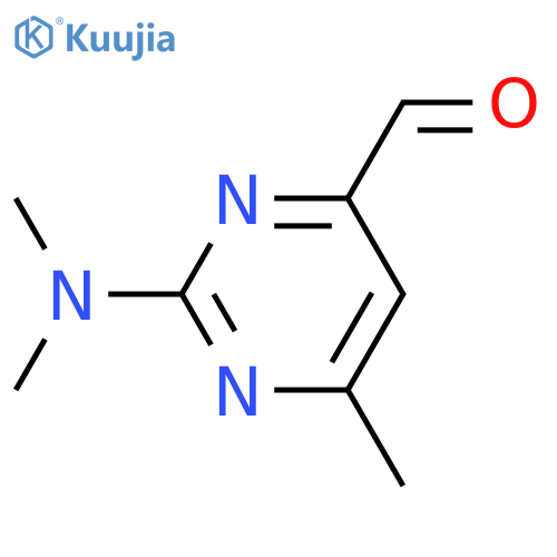 2-(dimethylamino)-6-methylpyrimidine-4-carbaldehyde structure