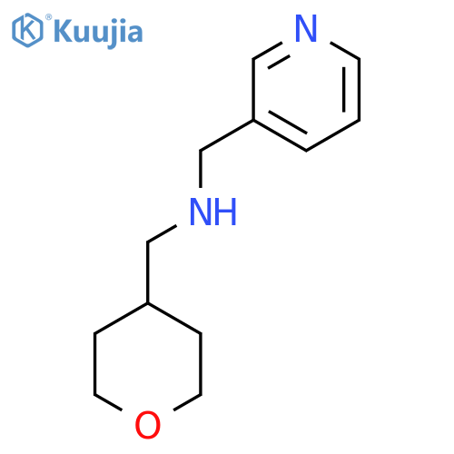 [(Oxan-4-yl)methyl][(pyridin-3-yl)methyl]amine structure