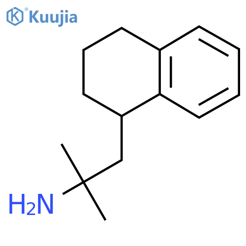 2-methyl-1-(1,2,3,4-tetrahydronaphthalen-1-yl)propan-2-amine structure