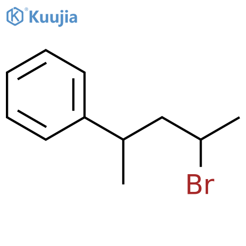 (4-bromopentan-2-yl)benzene structure