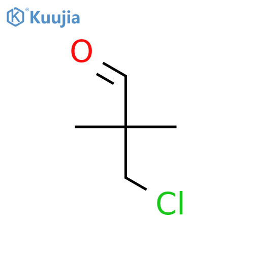 3-chloro-2,2-dimethylpropanal structure