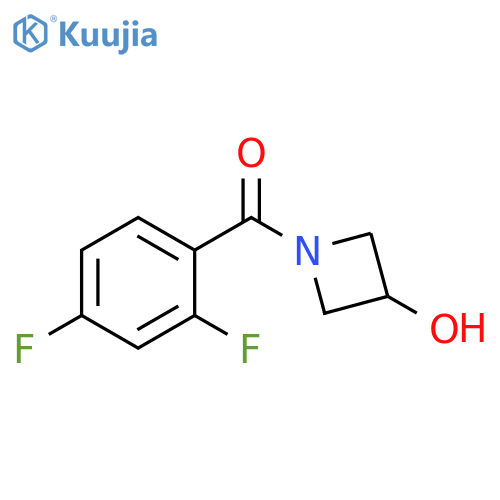 1-(2,4-difluorobenzoyl)azetidin-3-ol structure