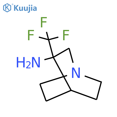 3-(trifluoromethyl)-1-azabicyclo2.2.2octan-3-amine structure