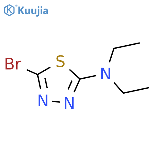 5-bromo-N,N-diethyl-1,3,4-thiadiazol-2-amine structure