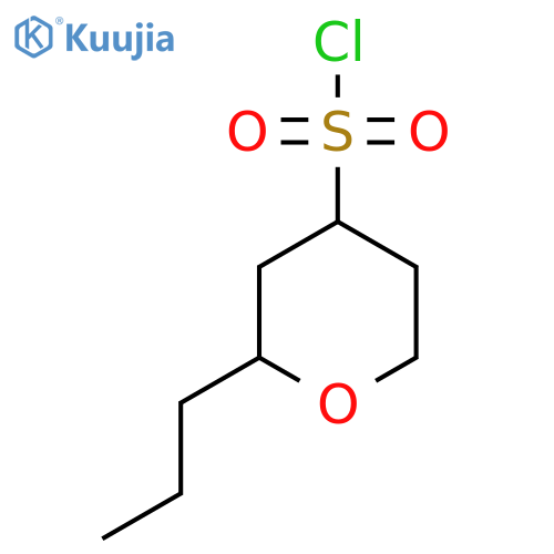 2-propyloxane-4-sulfonyl chloride structure