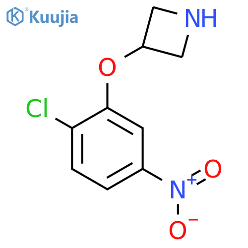 3-(2-chloro-5-nitrophenoxy)azetidine structure