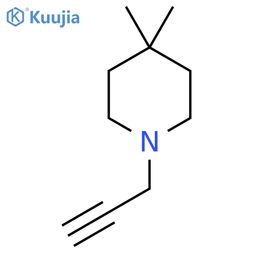 Piperidine, 4,4-dimethyl-1-(2-propyn-1-yl)- structure
