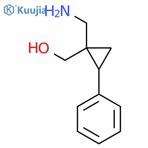 1-(aminomethyl)-2-phenylcyclopropylmethanol structure