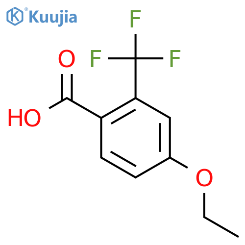 4-Ethoxy-2-trifluoromethylbenzoic acid structure