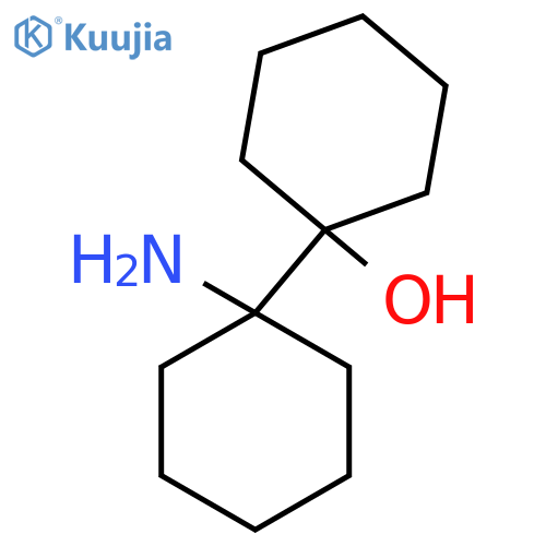 1-(1-Aminocyclohexyl)cyclohexan-1-ol structure