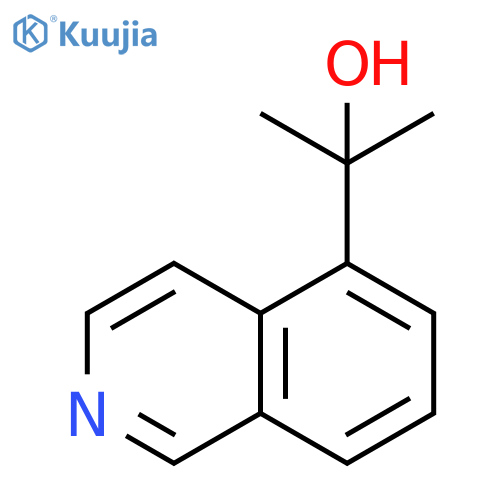 5-Isoquinolinemethanol, α,α-dimethyl- structure