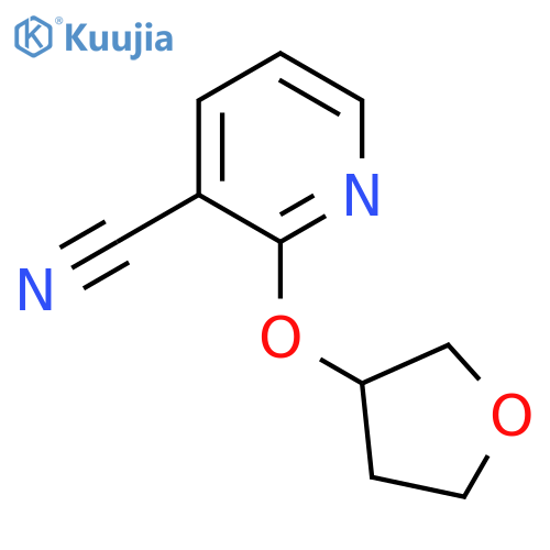 2-(Oxolan-3-yloxy)pyridine-3-carbonitrile structure