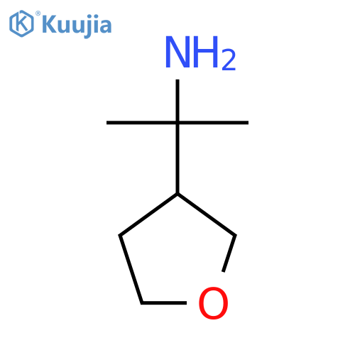 2-(oxolan-3-yl)propan-2-amine structure
