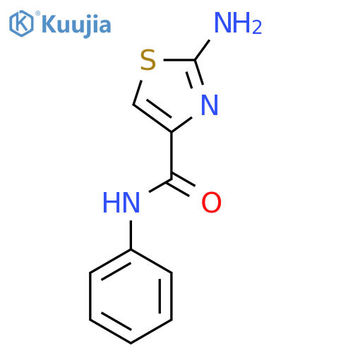 2-Amino-N-phenyl-1,3-thiazole-4-carboxamide structure