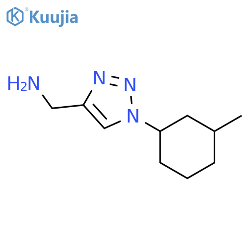 1H-1,2,3-Triazole-4-methanamine, 1-(3-methylcyclohexyl)- structure