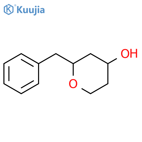 2-benzyloxan-4-ol structure