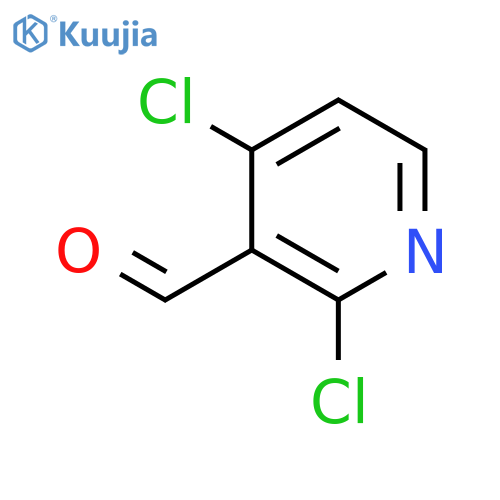 2,4-dichloropyridine-3-carbaldehyde structure
