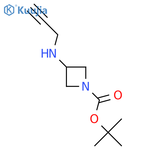 tert-butyl 3-(prop-2-yn-1-yl)aminoazetidine-1-carboxylate structure