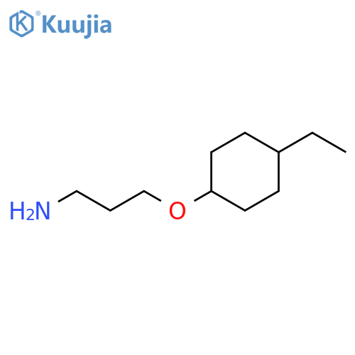 3-(4-ethylcyclohexyl)oxypropan-1-amine structure