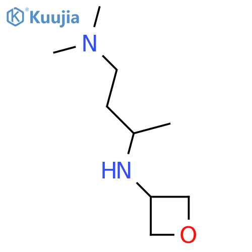 N-[4-(dimethylamino)butan-2-yl]oxetan-3-amine structure