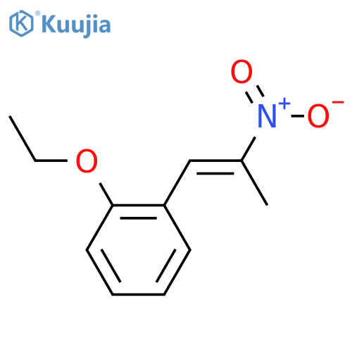 1-ethoxy-2-[(1E)-2-nitroprop-1-en-1-yl]benzene structure