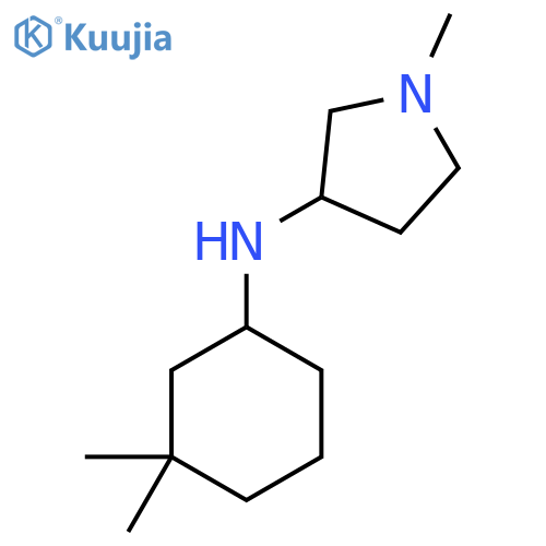 N-(3,3-dimethylcyclohexyl)-1-methylpyrrolidin-3-amine structure
