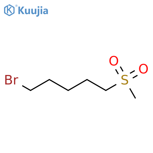 1-Bromo-5-methanesulfonylpentane structure